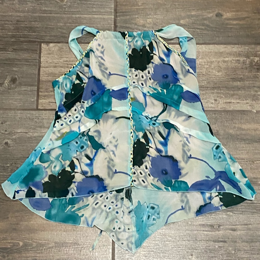 Boho handkerchief top